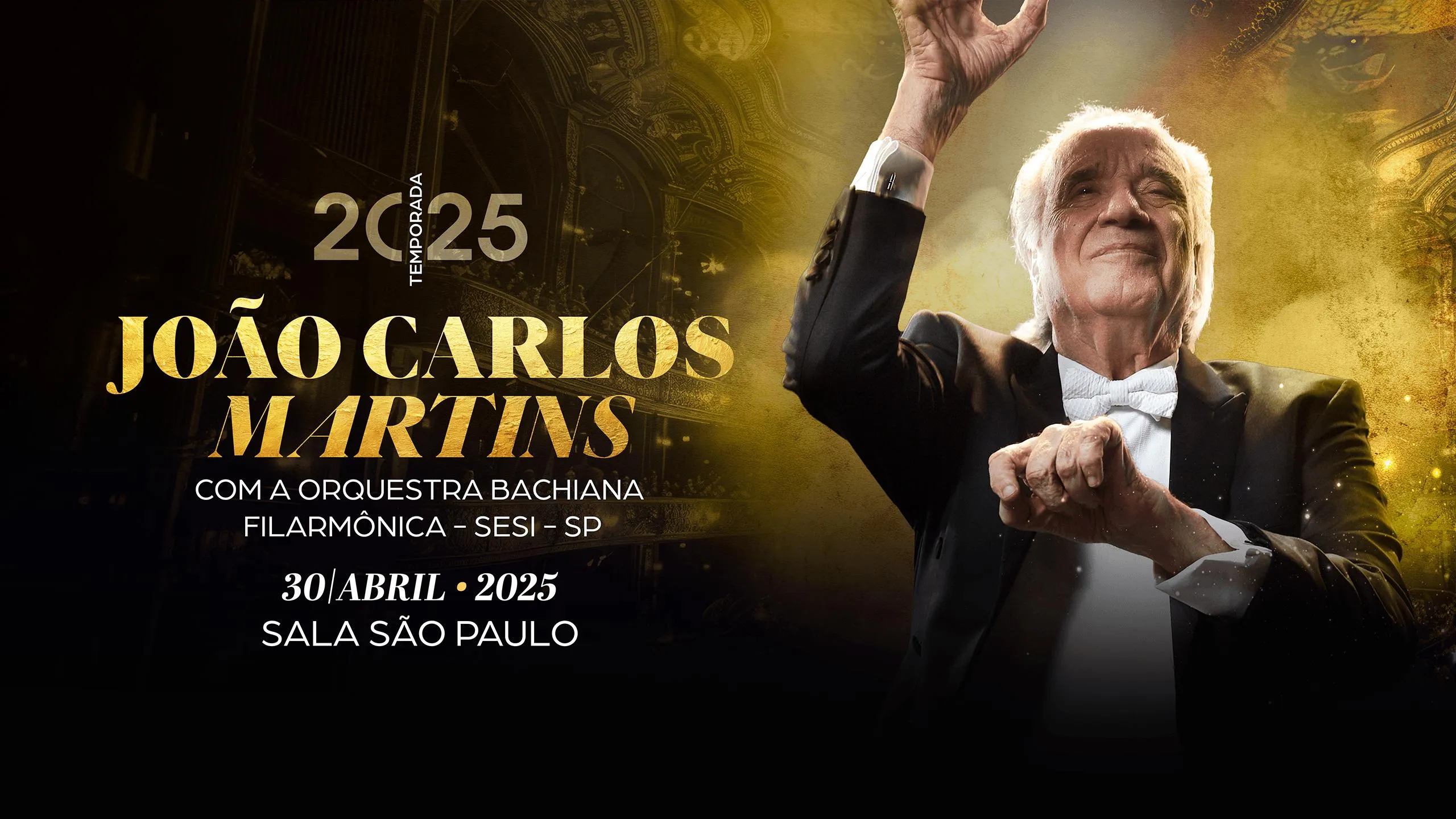 Foto de Maestro João Carlos Martins e Orquestra Bachiana Filarmônica SESI-SP