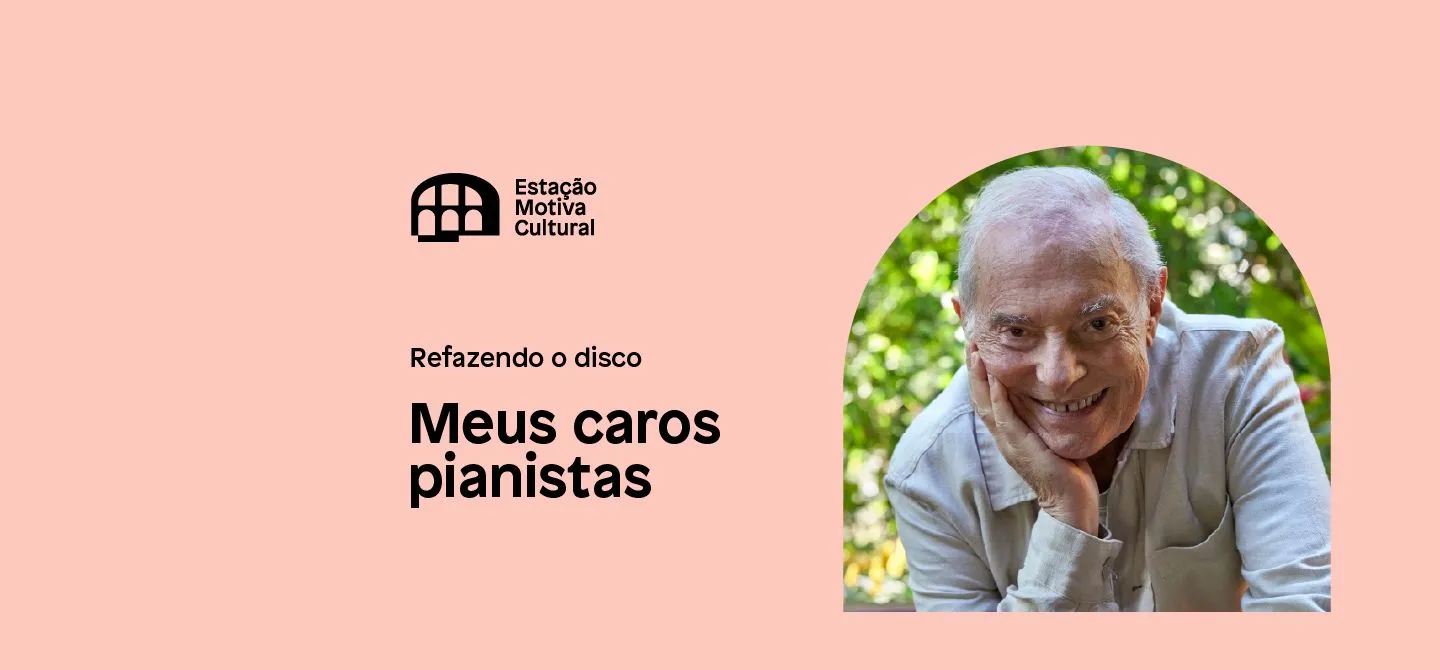 A imagem mostra Francis Hime, um senhor branco com a mão no rosto.